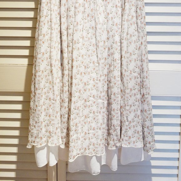 Italian Designer Otto d'Ame floral crepe dress size 4 - Picture 2 of 13